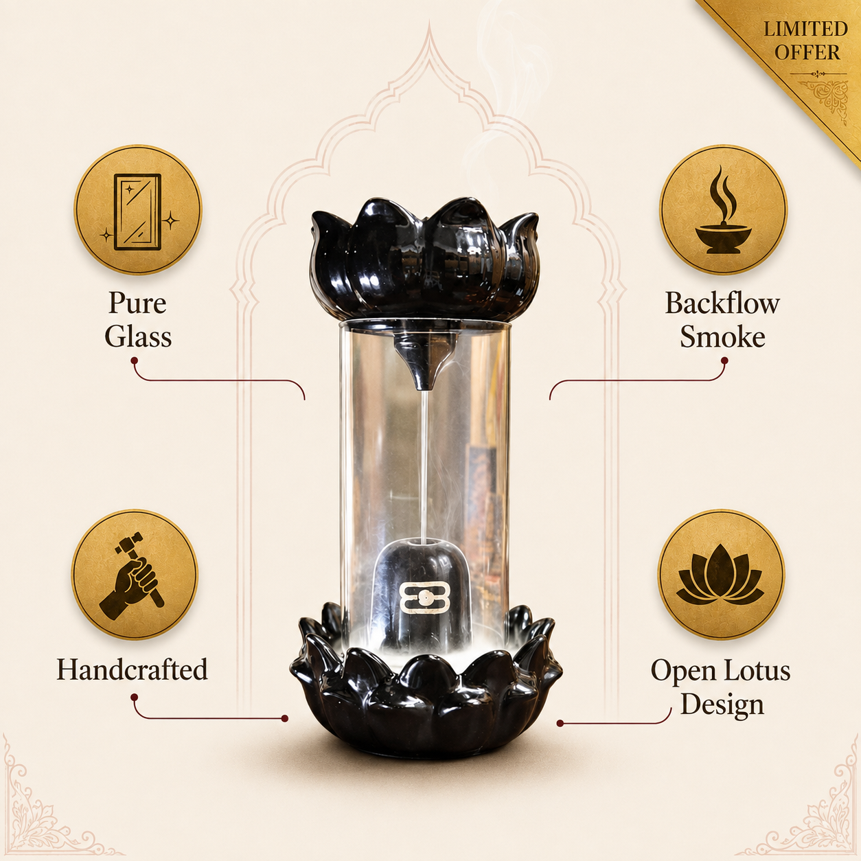 Shivling Dhoop Fountain | Incense Holder