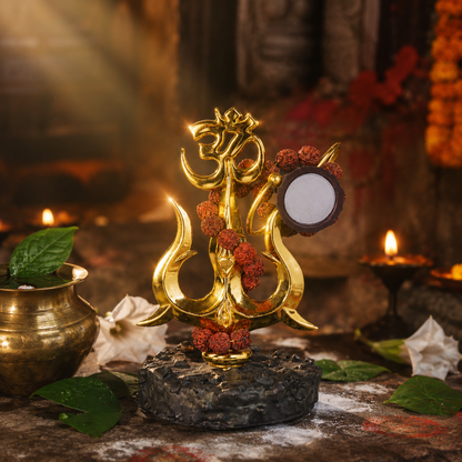 Lord Shiva Trishul With Damru | Car Dashboard