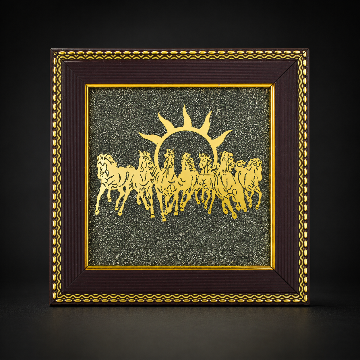 7 Horses Pyrite Frame