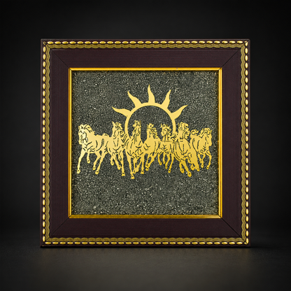 7 Horses Pyrite Frame