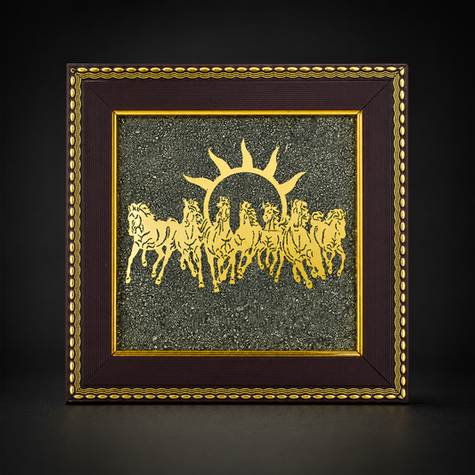 7 Horses Pyrite Frame