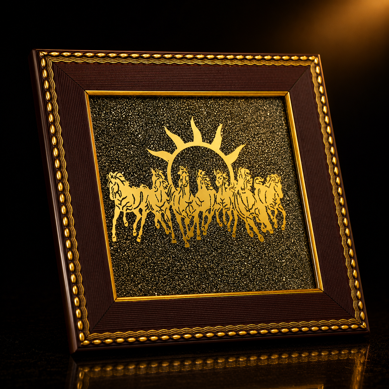 7 Horses Pyrite Frame