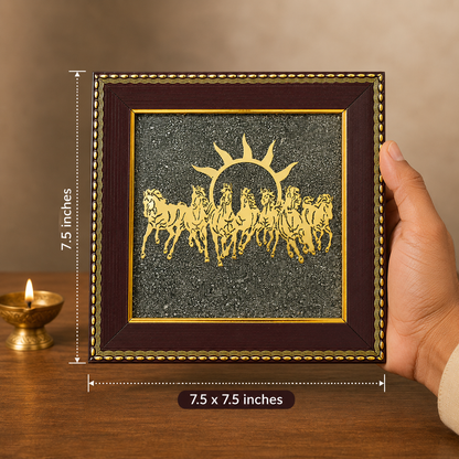 7 Horses Pyrite Frame