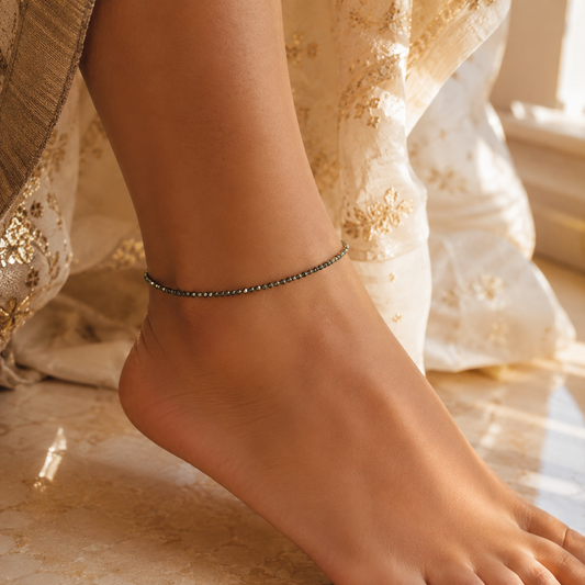 Pyrite Anklet