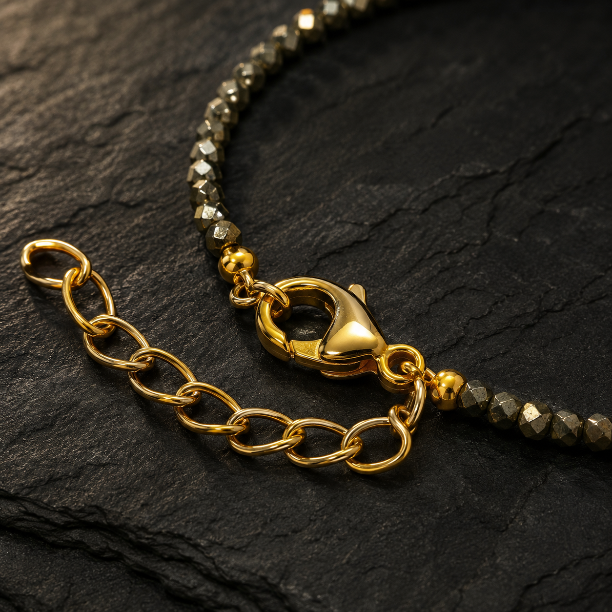 Pyrite Anklet