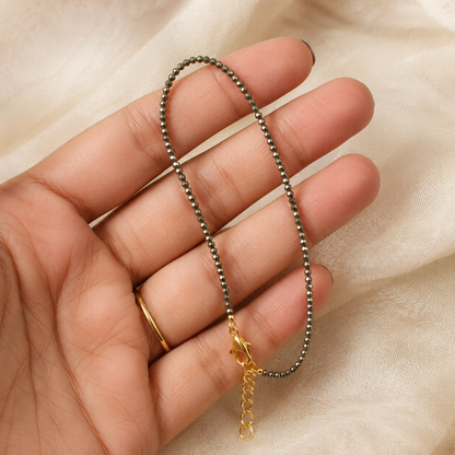 Pyrite Anklet