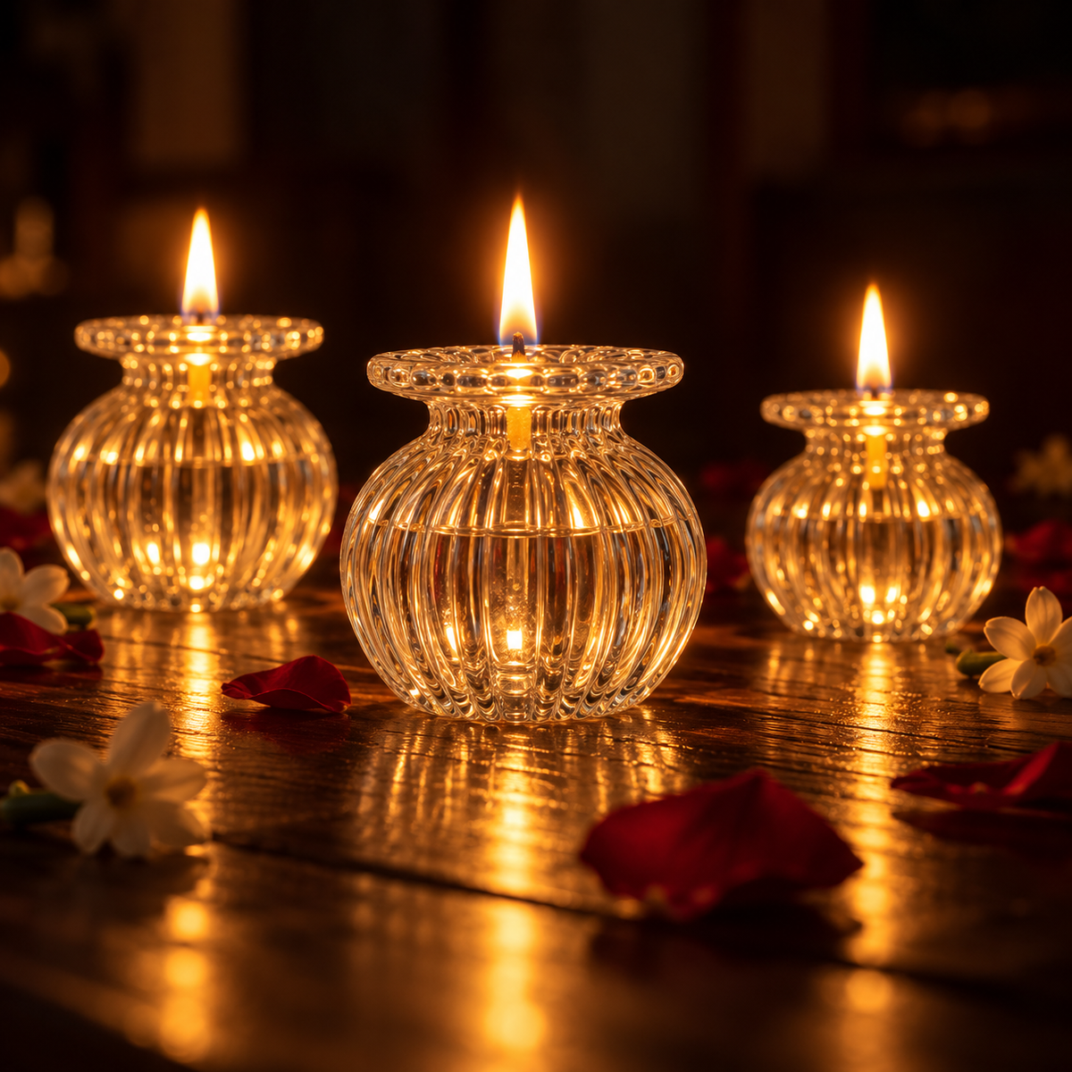 Glass Diya